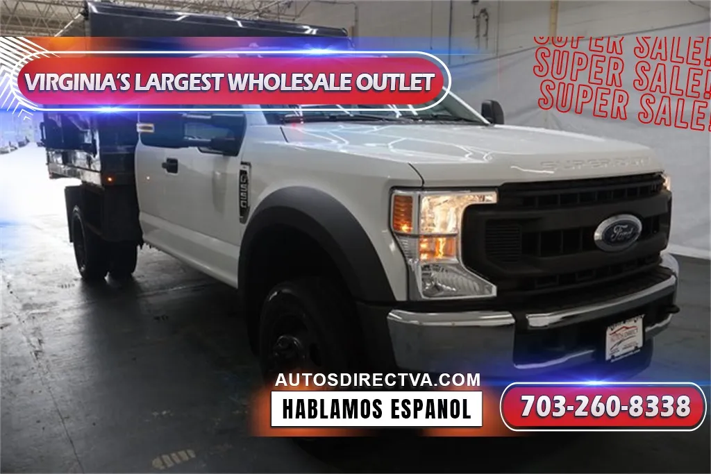 White 2020 Ford F-550SD XL for sale in Fredericksburg, VA