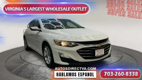 White 2023 Chevrolet Malibu LT for sale in Manassas, VA