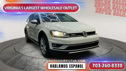 White 2017 Volkswagen Golf Alltrack TSI SEL for sale in Manassas, VA