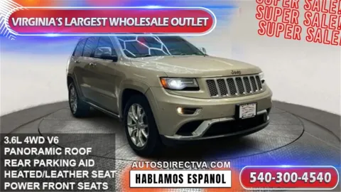 Beige 2014 Jeep Grand Cherokee Summit for sale in Manassas, VA