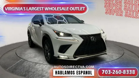White 2020 Lexus NX 300 F Sport for sale in Manassas, VA