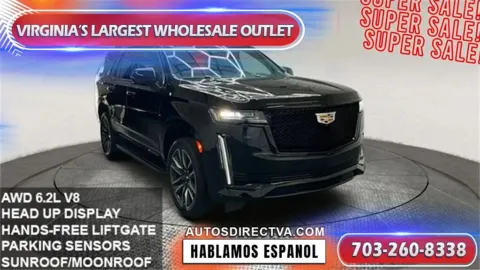 Black 2023 Cadillac Escalade Sport for sale in Manassas, VA