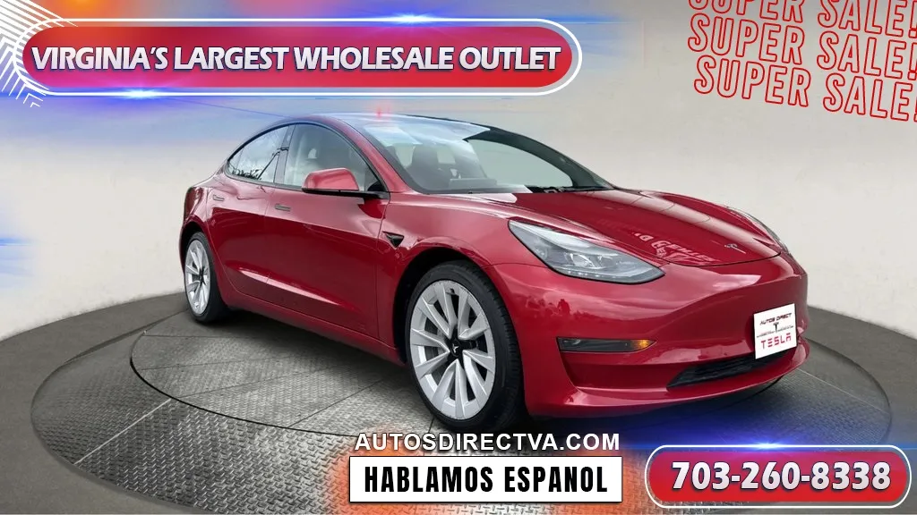 Red 2022 Tesla Model 3 for sale in Manassas, VA