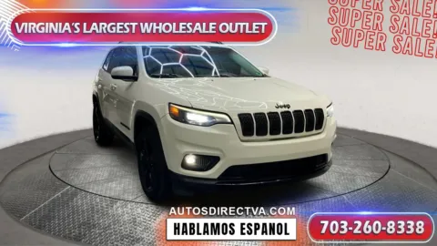 White 2019 Jeep Cherokee Altitude for sale in Manassas, VA