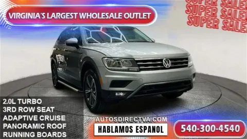 Silver 2019 Volkswagen Tiguan 2.0T SEL for sale in Manassas, VA