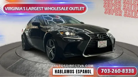 Black 2018 Lexus IS 300 for sale in Manassas, VA
