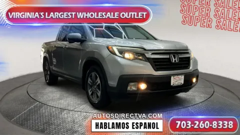 Silver 2019 Honda Ridgeline RTL-T for sale in Manassas, VA