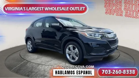 Black 2022 Honda HR-V LX for sale in Manassas, VA
