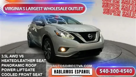 Silver 2017 Nissan Murano Platinum for sale in Manassas, VA
