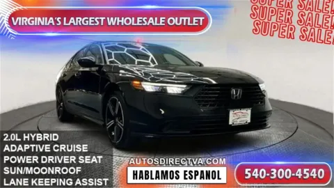 Black 2024 Honda Accord Hybrid Sport for sale in Manassas, VA