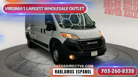 White 2025 Ram ProMaster 2500 High Roof for sale in Manassas, VA