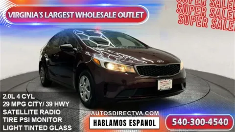 Red 2018 Kia Forte LX for sale in Manassas, VA