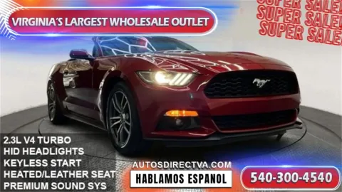 Red 2017 Ford Mustang EcoBoost Premium for sale in Manassas, VA