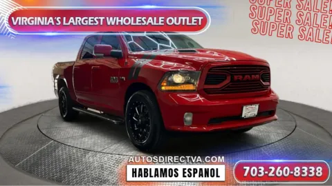 Red 2018 Ram 1500 Sport for sale in Manassas, VA
