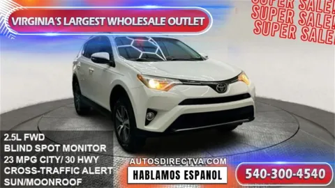 White 2018 Toyota RAV4 for sale in Manassas, VA