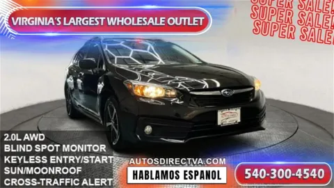 Black 2020 Subaru Impreza Premium for sale in Manassas, VA