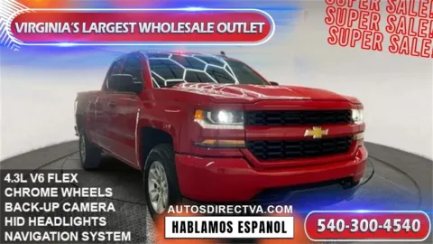Red 2017 Chevrolet Silverado 1500 Custom for sale in Manassas, VA