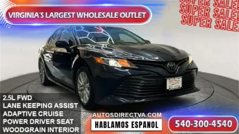 Blue 2020 Toyota Camry LE for sale in Manassas, VA