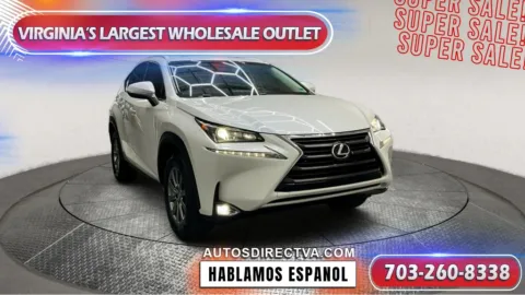 White 2016 Lexus NX 200t for sale in Manassas, VA