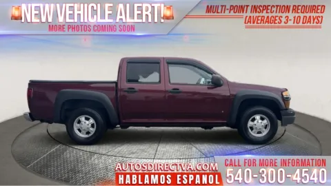 Red 2007 Chevrolet Colorado LT for sale in Manassas, VA