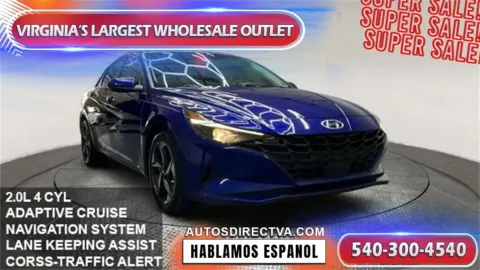 Blue 2023 Hyundai Elantra SEL for sale in Manassas, VA