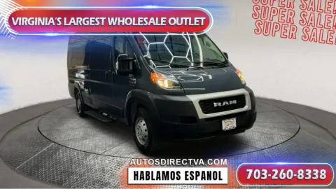 Blue 2020 Ram ProMaster 3500 High Roof for sale in Manassas, VA