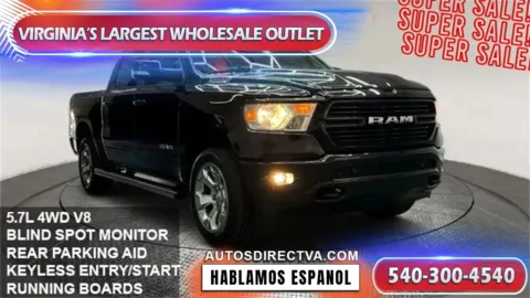 Black 2020 Ram 1500 Big Horn/Lone Star for sale in Manassas, VA