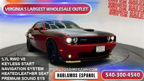 Red 2022 Dodge Challenger R/T for sale in Manassas, VA