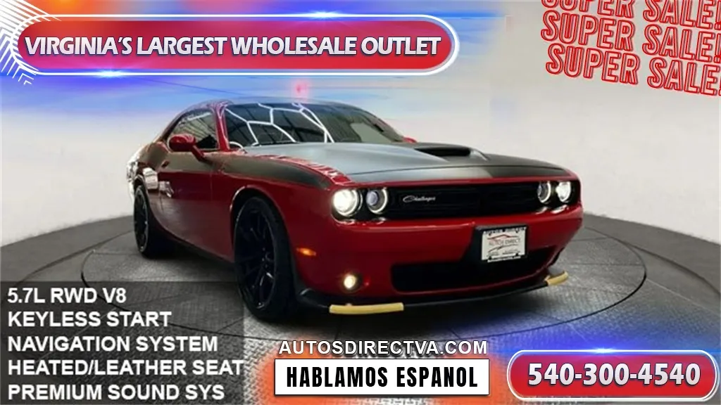 Red 2022 Dodge Challenger R/T for sale in Manassas, VA