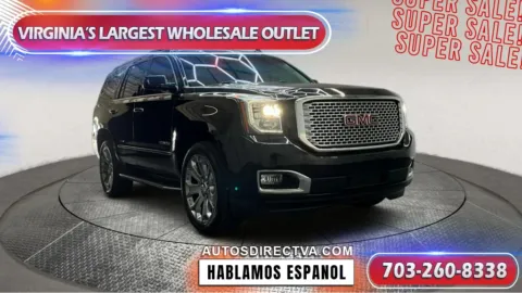 Black 2016 GMC Yukon Denali for sale in Manassas, VA