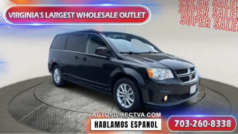 Black 2019 Dodge Grand Caravan SXT for sale in Manassas, VA