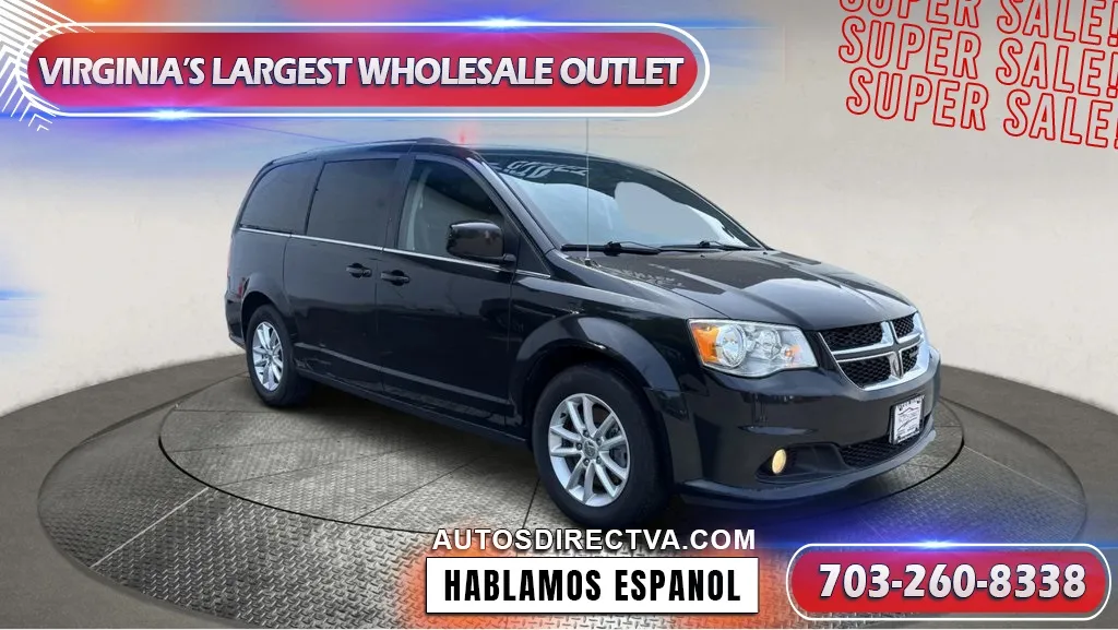 Black 2019 Dodge Grand Caravan SXT for sale in Manassas, VA