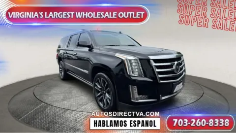 Black 2015 Cadillac Escalade ESV Premium for sale in Manassas, VA
