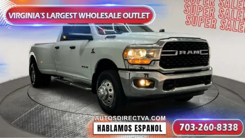 White 2022 Ram 3500 Big Horn for sale in Manassas, VA