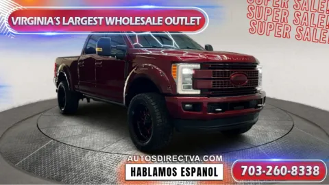 Red 2019 Ford F-250SD Platinum for sale in Manassas, VA
