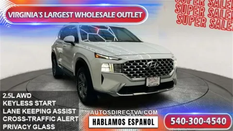 White 2022 Hyundai Santa Fe SEL for sale in Manassas, VA