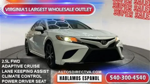 White 2019 Toyota Camry L for sale in Manassas, VA