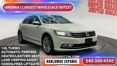 White 2017 Volkswagen Passat SEL Premium for sale in Manassas, VA