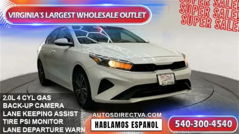 White 2022 Kia Forte LXS for sale in Manassas, VA