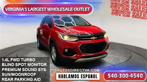 Red 2018 Chevrolet Trax LT for sale in Manassas, VA