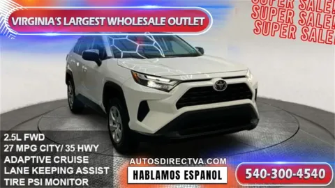 White 2023 Toyota RAV4 LE for sale in Manassas, VA