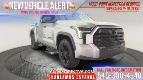 Silver 2022 Toyota Tundra SR5 for sale in Manassas, VA