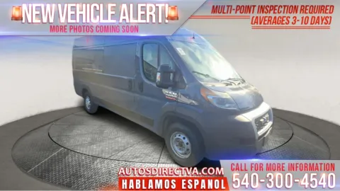 Blue 2019 Ram ProMaster 3500 High Roof for sale in Manassas, VA