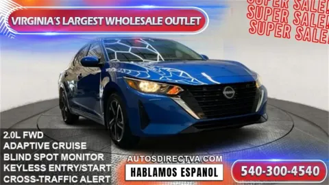 Blue 2024 Nissan Sentra SV for sale in Manassas, VA