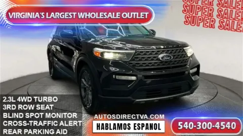 Black 2022 Ford Explorer XLT for sale in Manassas, VA