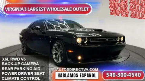 Black 2022 Dodge Challenger GT for sale in Manassas, VA