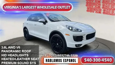 White 2016 Porsche Cayenne for sale in Manassas, VA