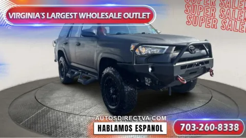 Black 2017 Toyota 4Runner SR5 for sale in Manassas, VA
