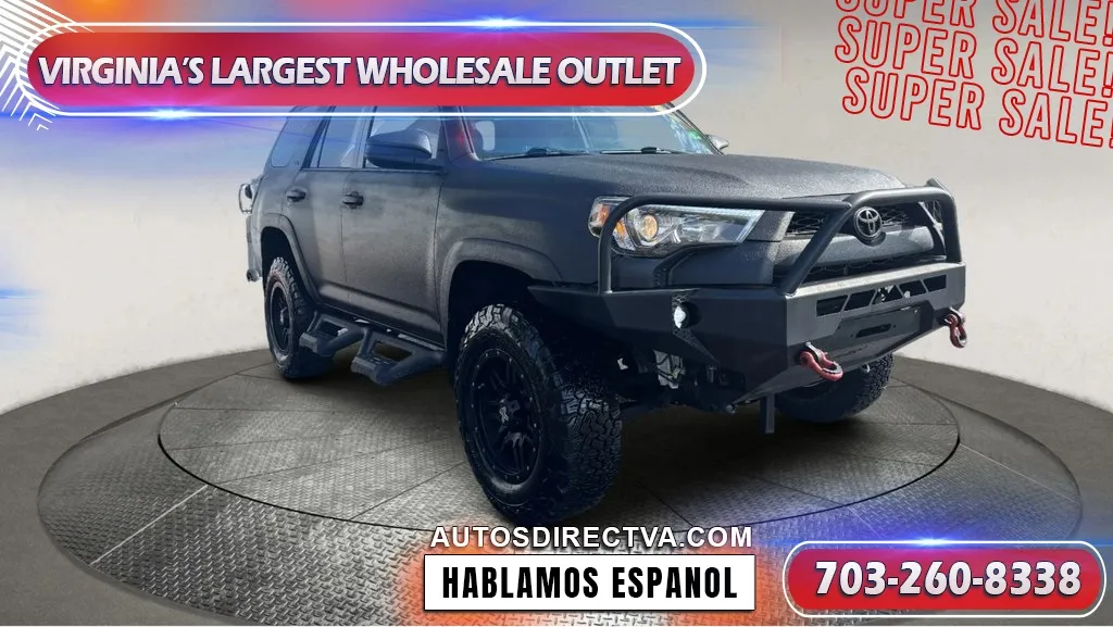 Black 2017 Toyota 4Runner SR5 for sale in Manassas, VA