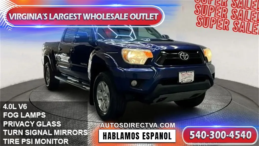 Blue 2015 Toyota Tacoma PreRunner for sale in Manassas, VA